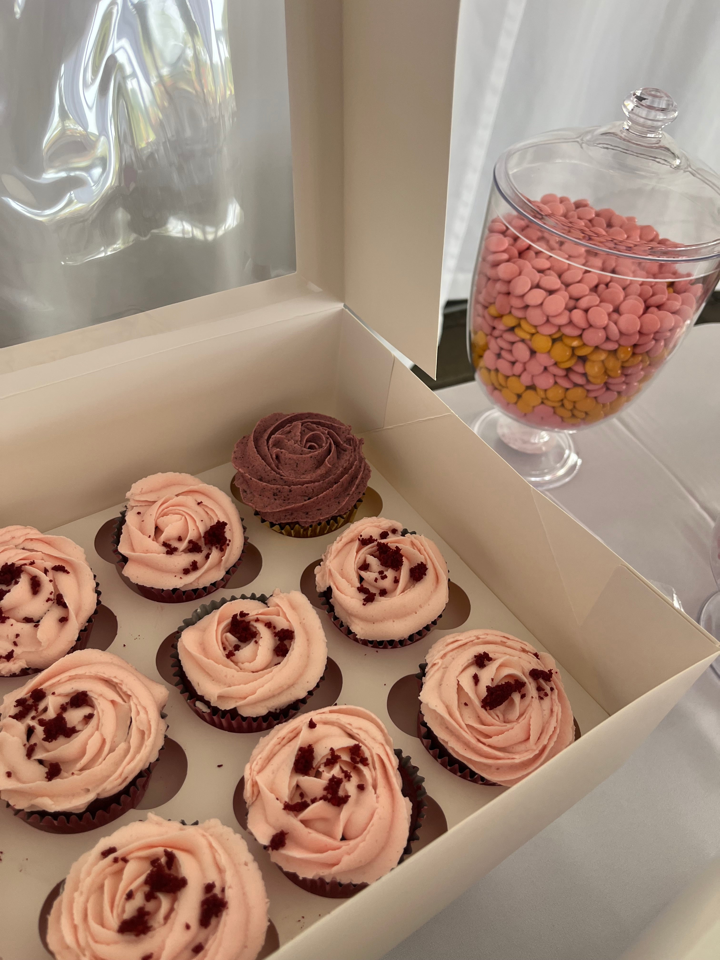 Chocolate Cupcake in Gift Kraft Box