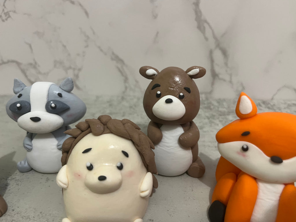 Woodland Animal Cake Toppers