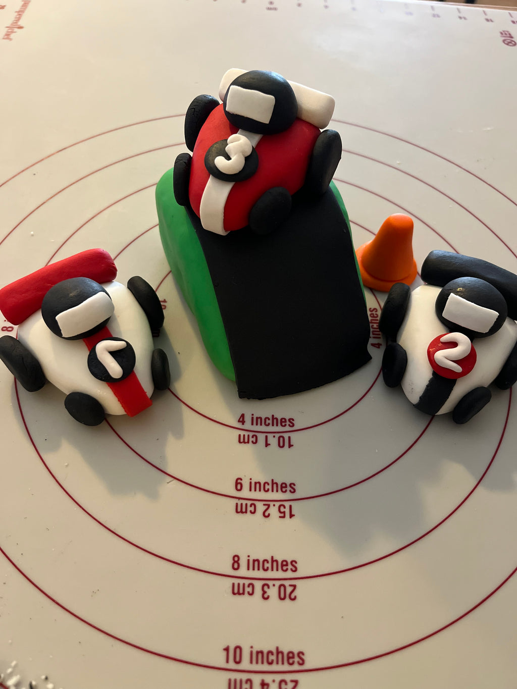 Race Cars Cake Toppers