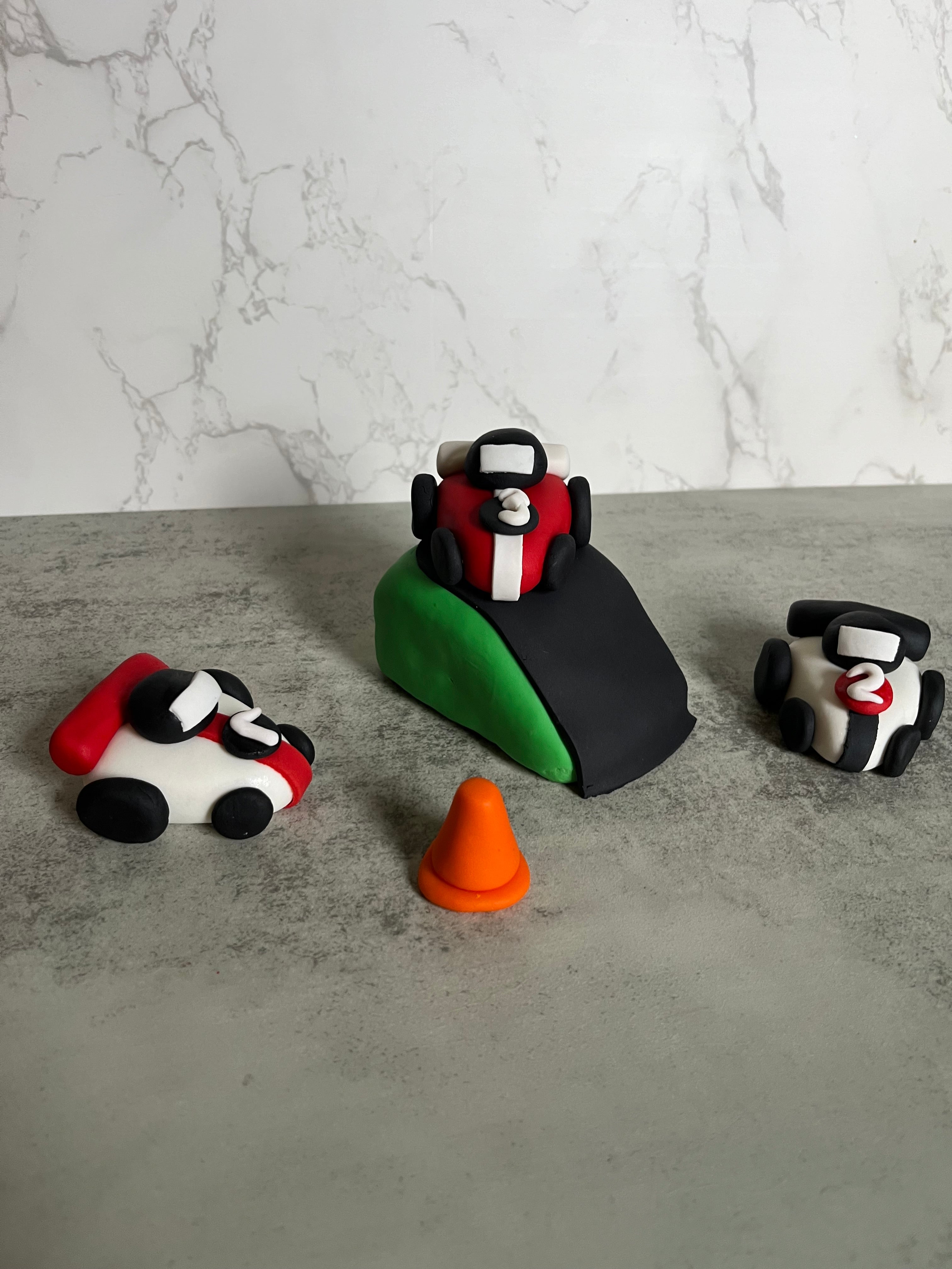 Race Cars Cake Toppers