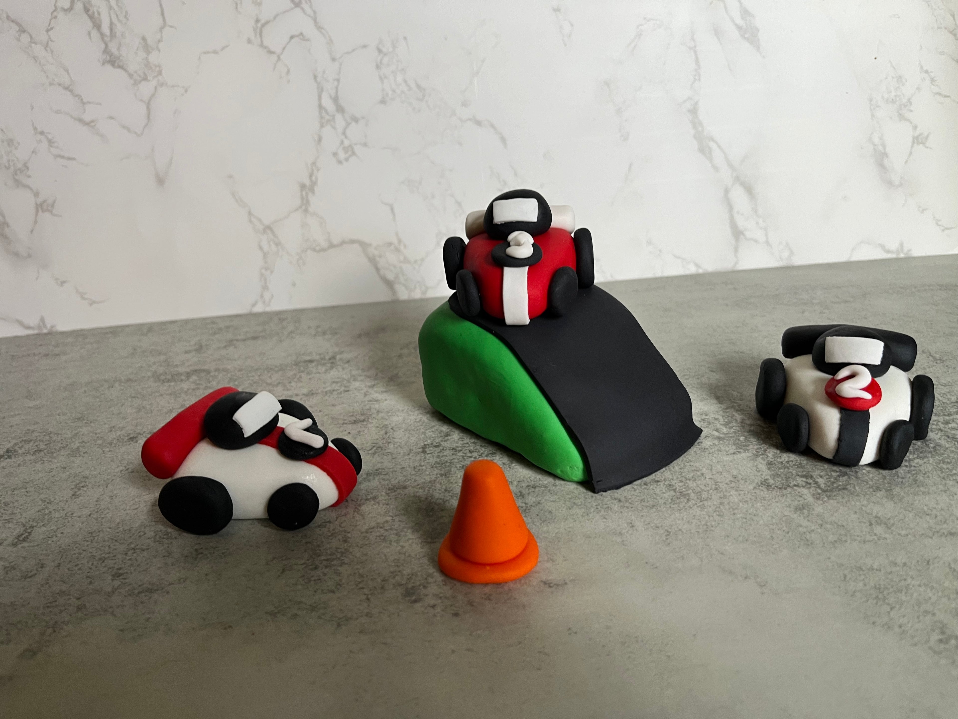 Race Cars Cake Toppers