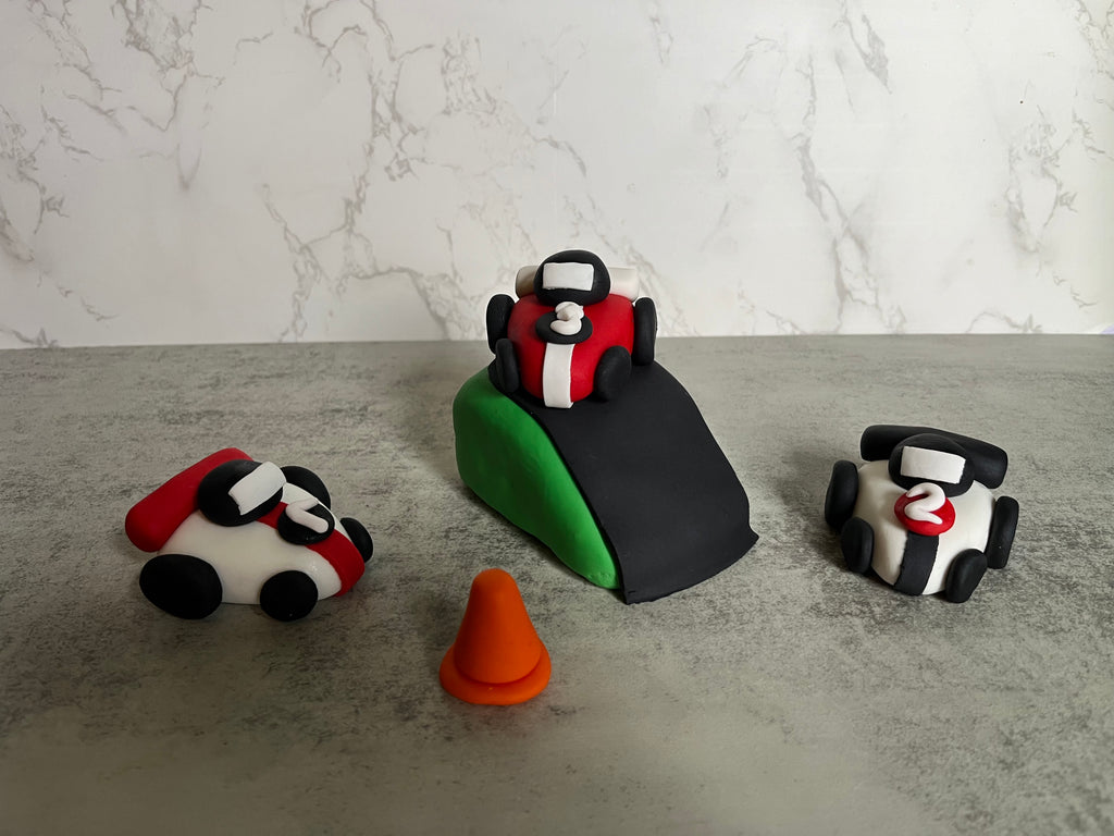 Race Cars Cake Toppers
