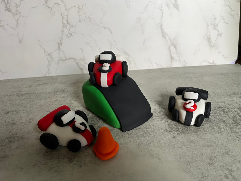 Race Cars Cake Toppers