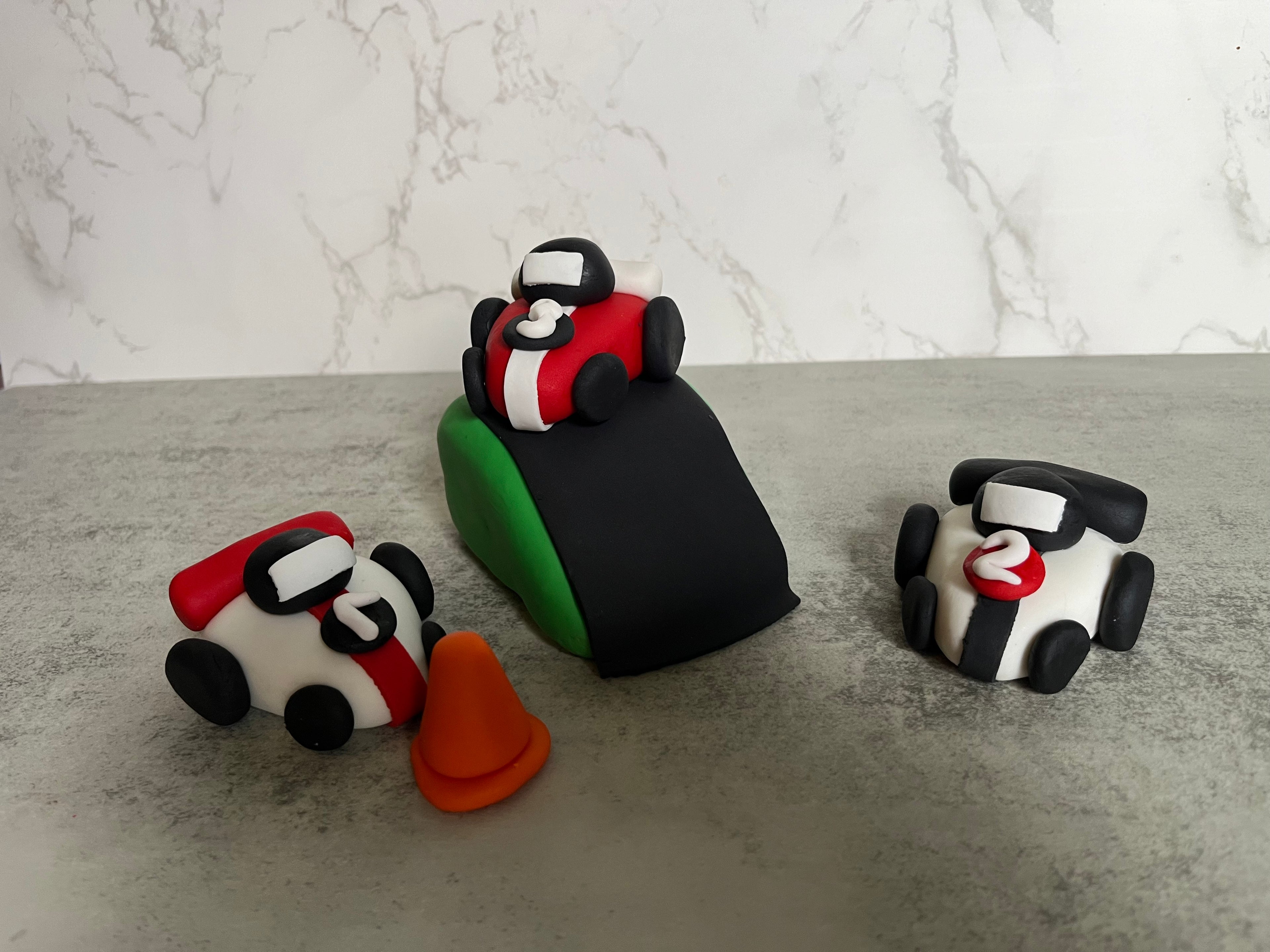 Race Cars Cake Toppers