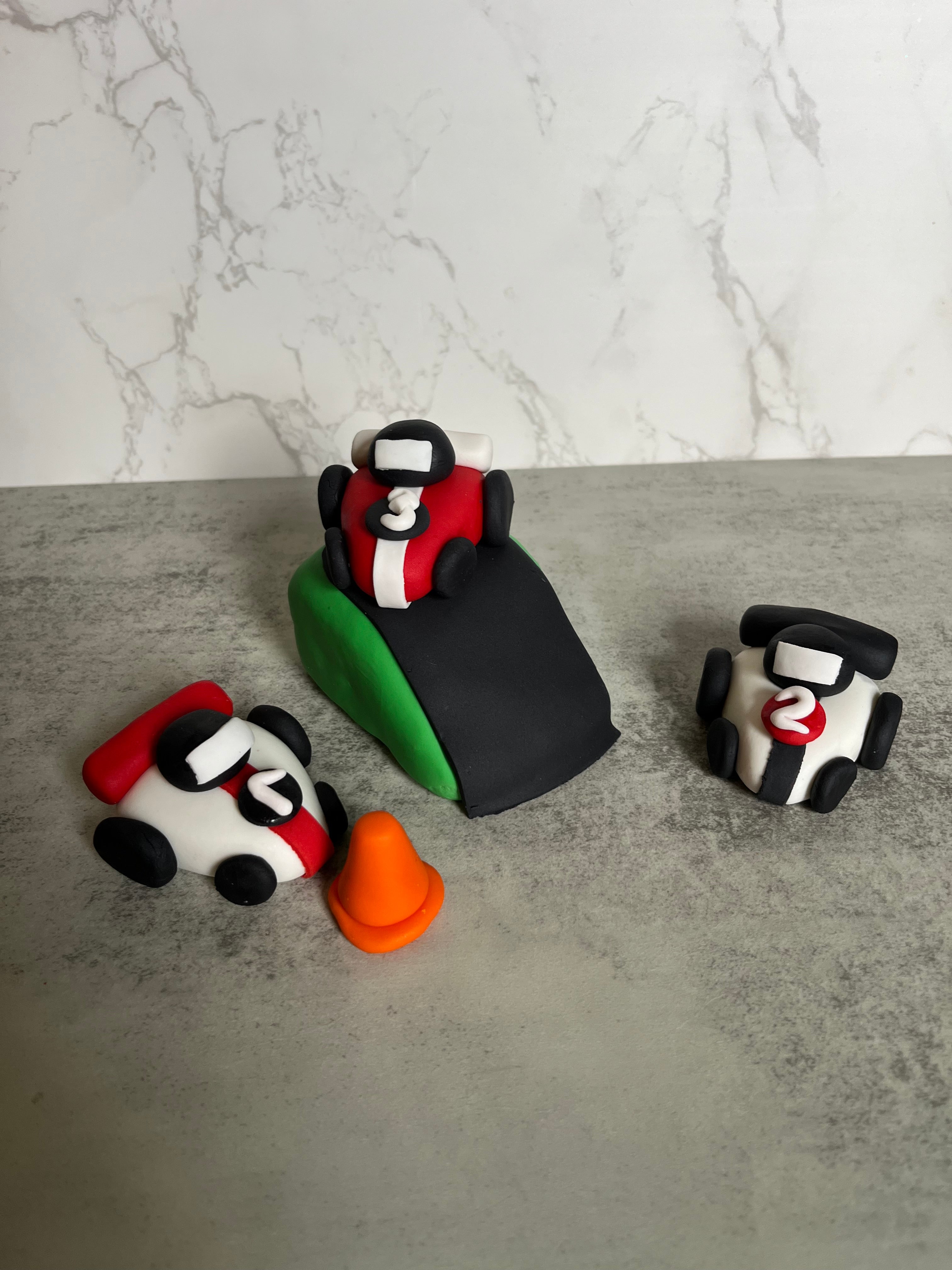 Race Cars Cake Toppers