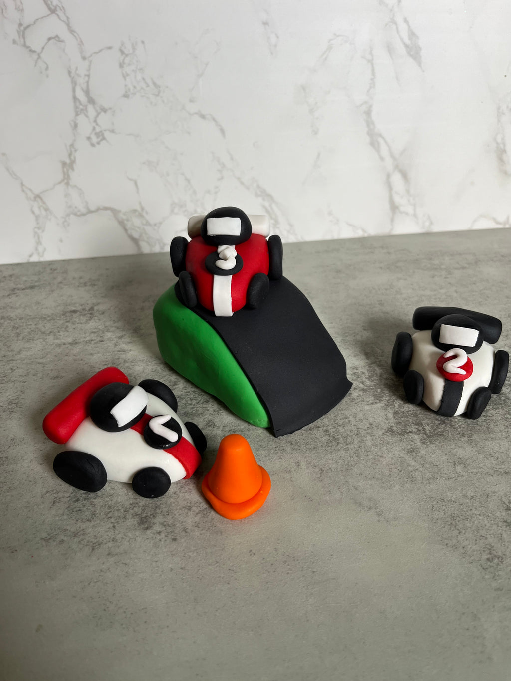 Race Cars Cake Toppers
