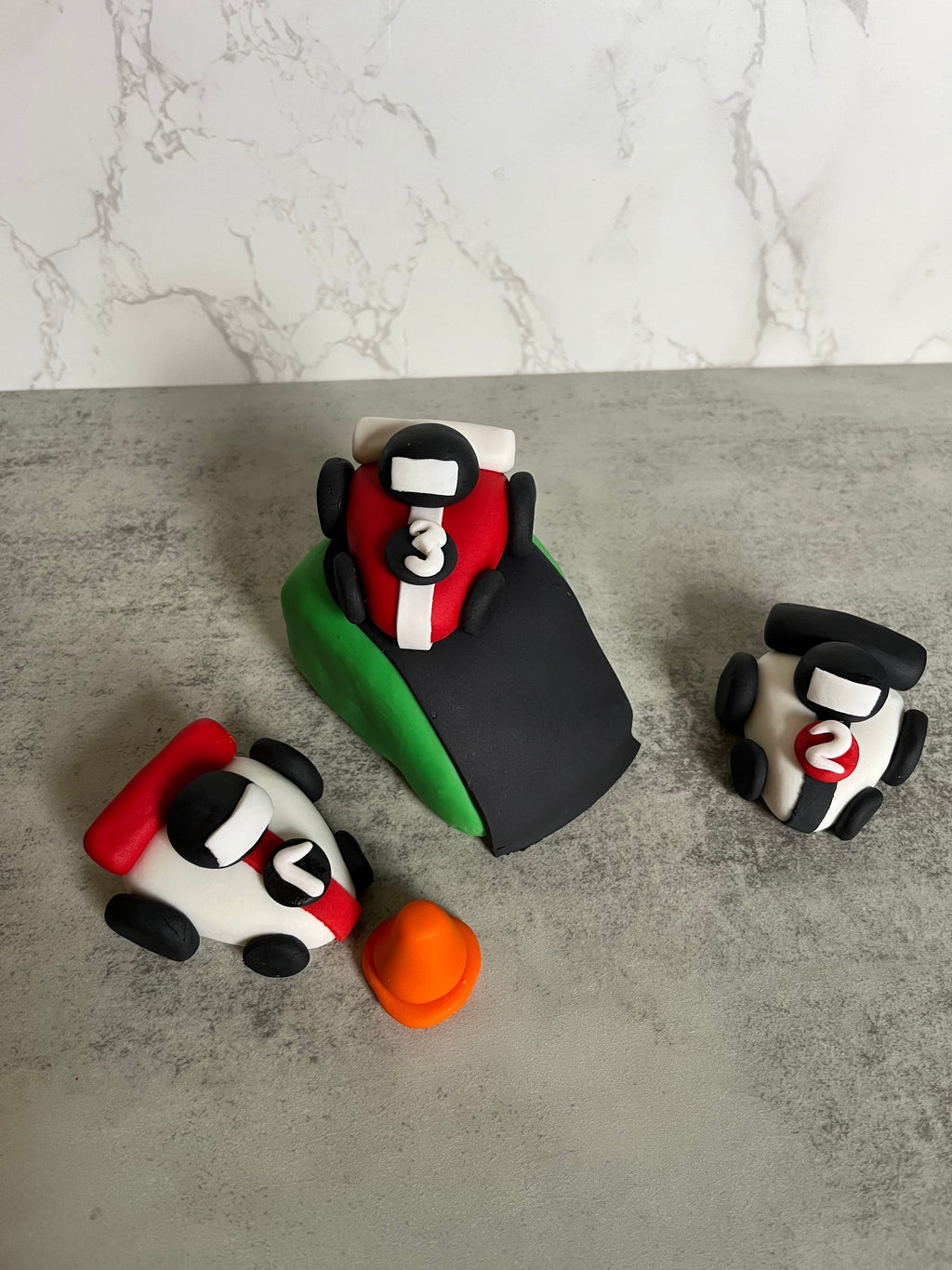 Race Cars Cake Toppers