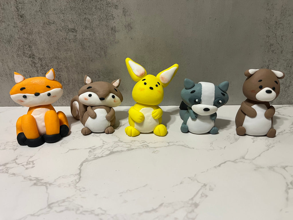 Woodland Animal Cake Toppers