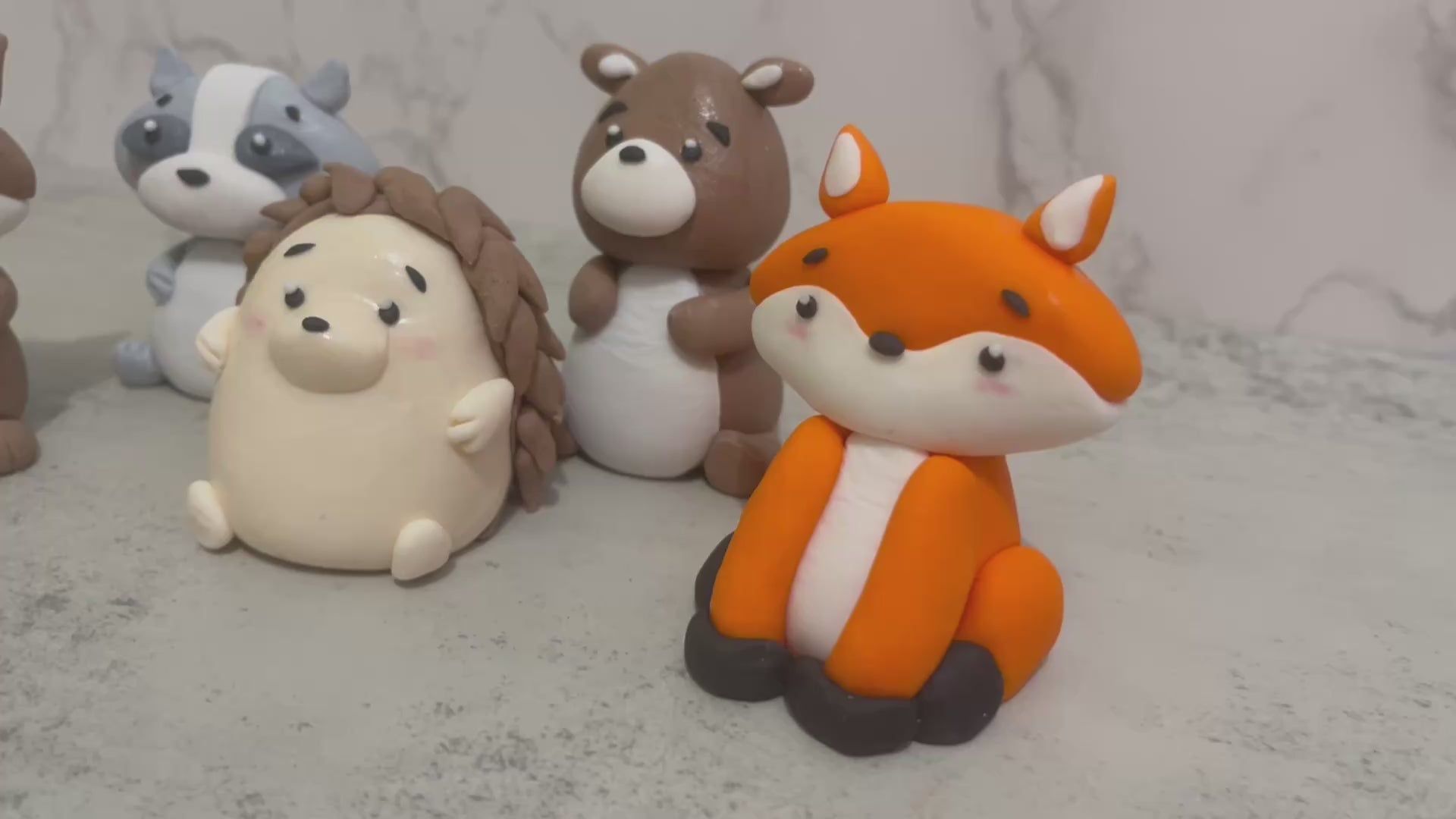 Woodland Animal Cake Toppers